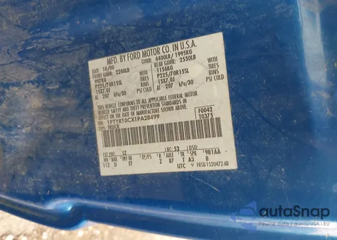 2001 Ford Ranger Xl/Xlt из США, поврежденный, VIN 1FTYR10CX1PA28499